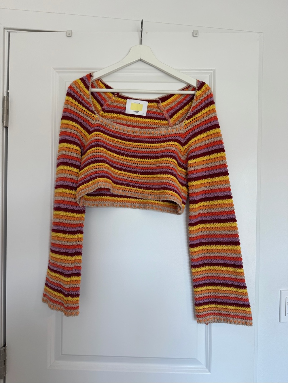 Yellow the Label Kendra Knit Top Sunset Stripe - Picture 3 of 5